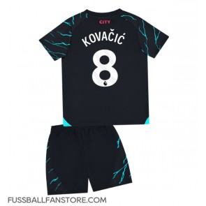 Manchester City Mateo Kovacic #8 Replik 3rd trikot Kinder 2023-24 Kurzarm (+ Kurze Hosen)